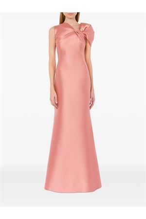 Abito da sera in misto seta rosa ALBERTA FERRETTI | J040916250169